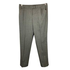 Lafayette 148 New York Womens Wool-Blend Pants Size 10 Gray